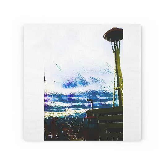 Wood Canvas ... Air Tram-Way Gondola & Seattle Space Needle: Seattle World's Fair: 1962 ... Original Works ...