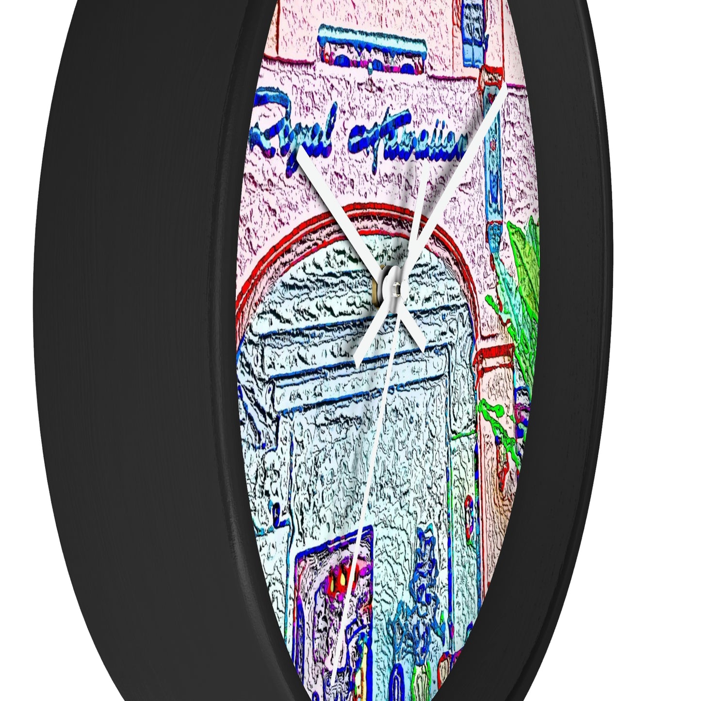 Wall Clock ... "La Grande Entree" At: 'The Pink Palace' ... The Royal Hawai'ian ... Honolulu, HI ... '27Oct2014' ... Original Works ...
