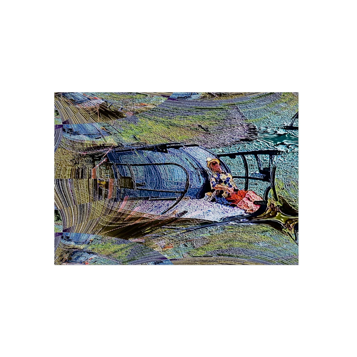 Aluminum Composite Panels ... Salmon River Jet Boating ... "Five-Mile-Bar" ... July 2022 ... Original Works ...