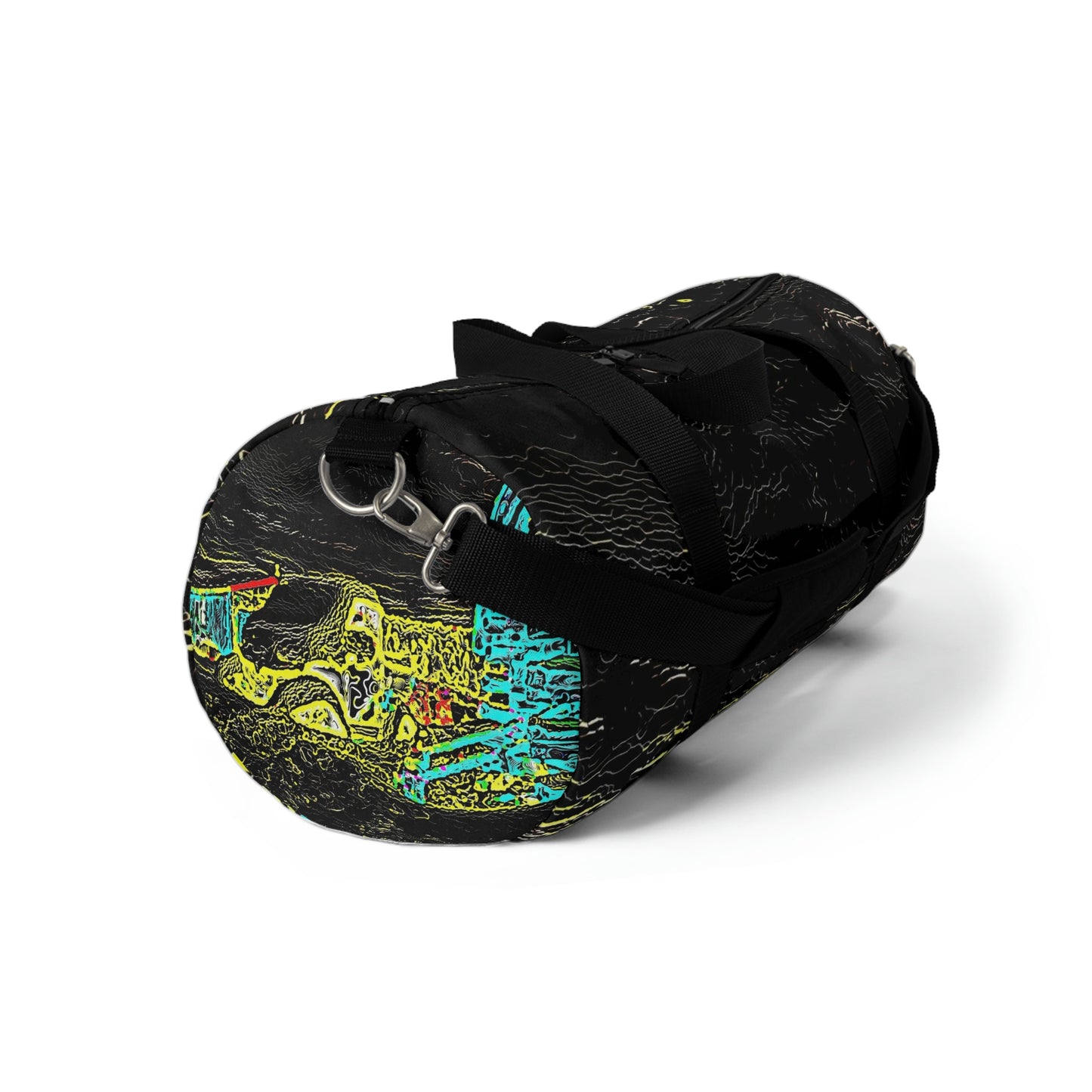Duffel Bag ...  "Snow Vehicle In Snow Storm At-Rest" ... Circa 12Mar23 ... Central Idaho ... 18-Hours Rendering Time: Original Works ...