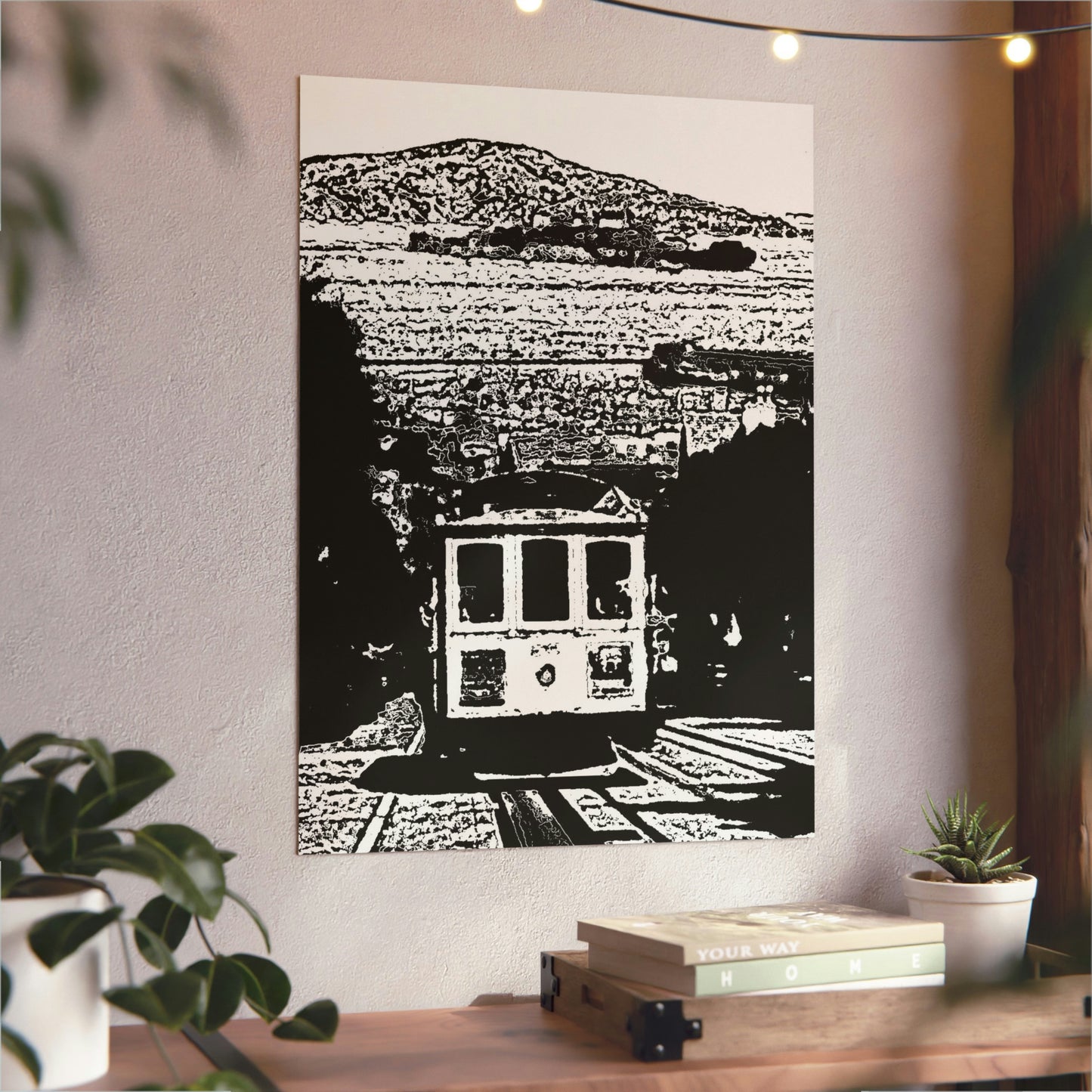 Aluminum Composite Panels ... San Francisco_2 ... 'A Rice-A-Roni-Treat' ... Family Archives ... Cable Car Descends Hill Towards Alcatraz Island ... Original Works ...