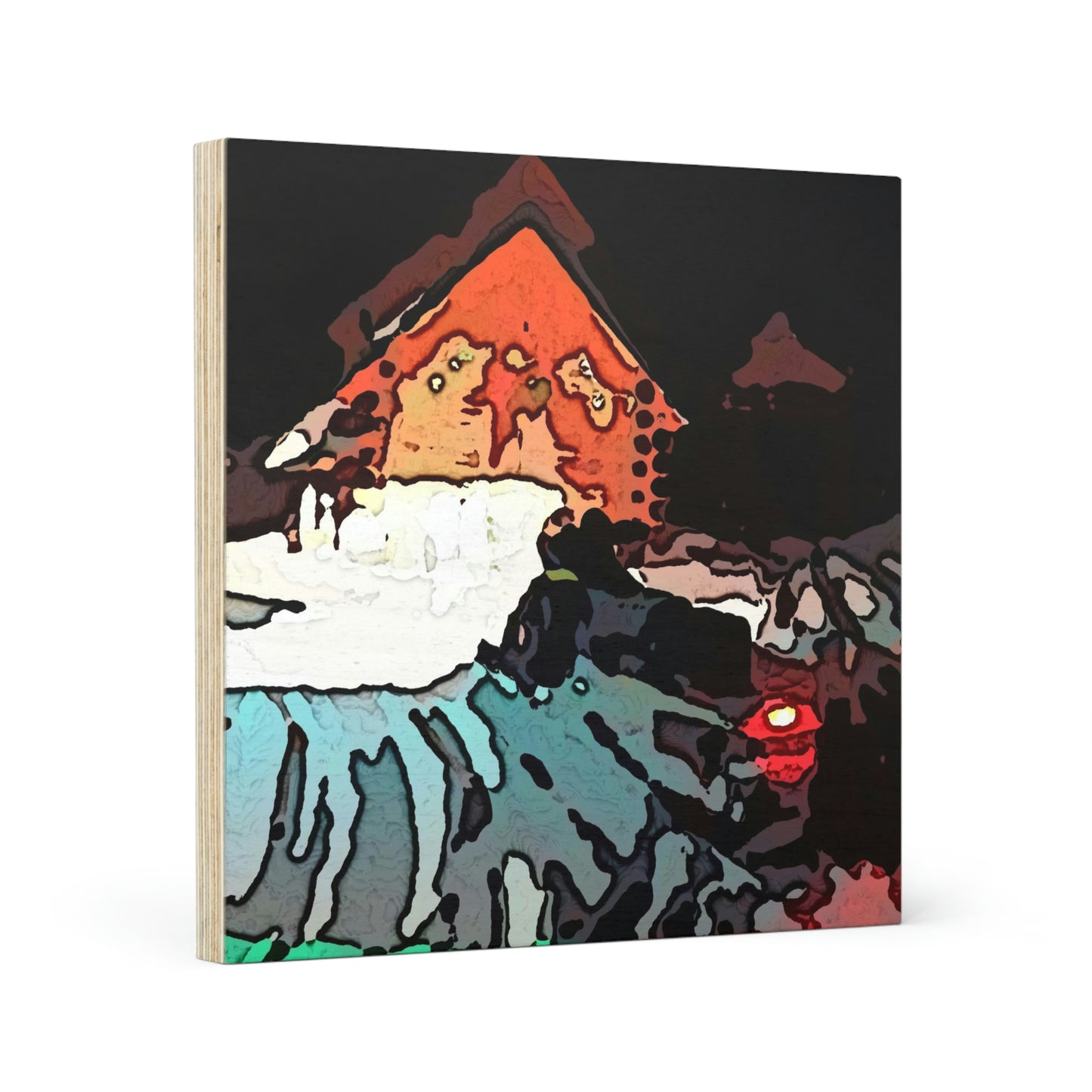 Wood Canvas ... Mountain Cabin & Skidoo Snowmobile, Nov22 ..."A Bit Of Van Gogh & Impressionalism" Rendering Time: 8 Hours ...
