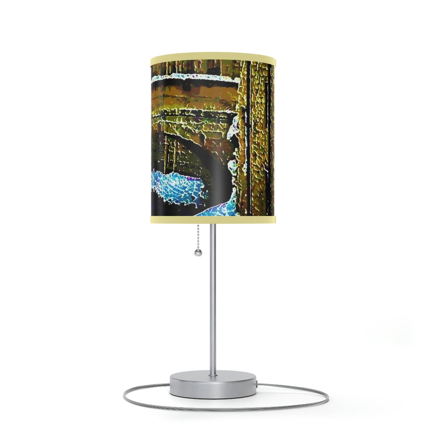 Lamp on a Stand, US|CA plug ... Walikng The Streets & Alleys ... 'Strolling The Canals ... '  ... Original Works  ...