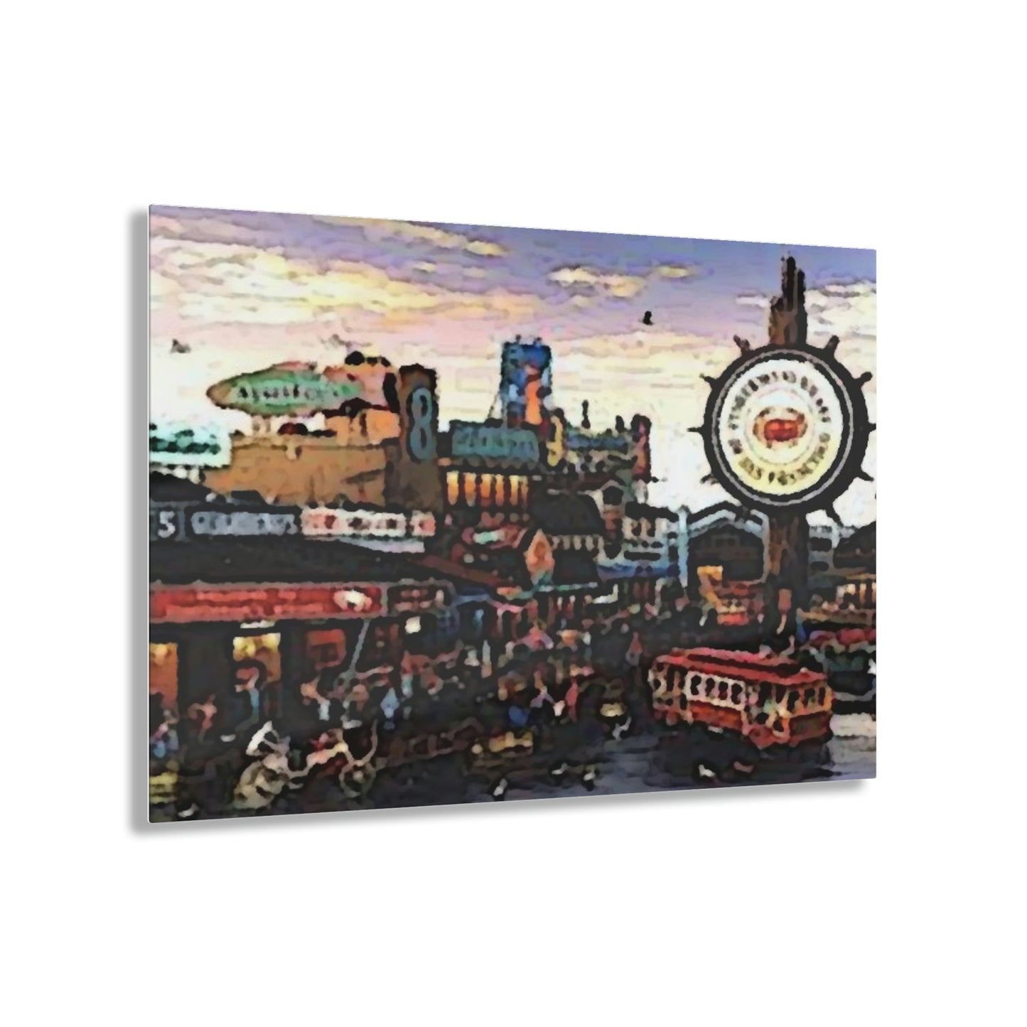 Acrylic Prints ...  "No.9 Fishermen's Grotto - Fishermen's Wharf, SF, California" ... Family Archives: 1970's ... Original Works ...