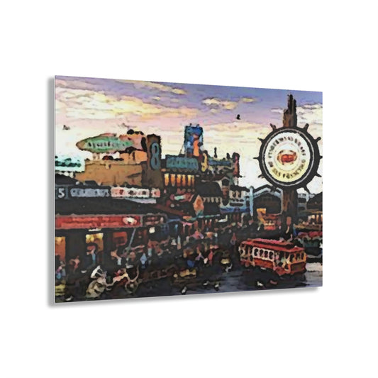 Acrylic Prints ...  "No.9 Fishermen's Grotto - Fishermen's Wharf, SF, California" ... Family Archives: 1970's ... Original Works ...