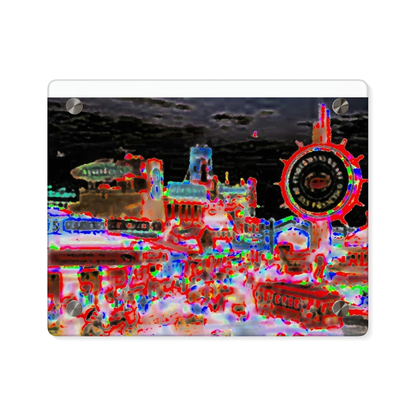 Acrylic Wall Art Panels ..."No.9 Fishermen's Grotto - Fishermen's Wharf, SF, California" ... Family Archives: 1970's ... Original Works ...