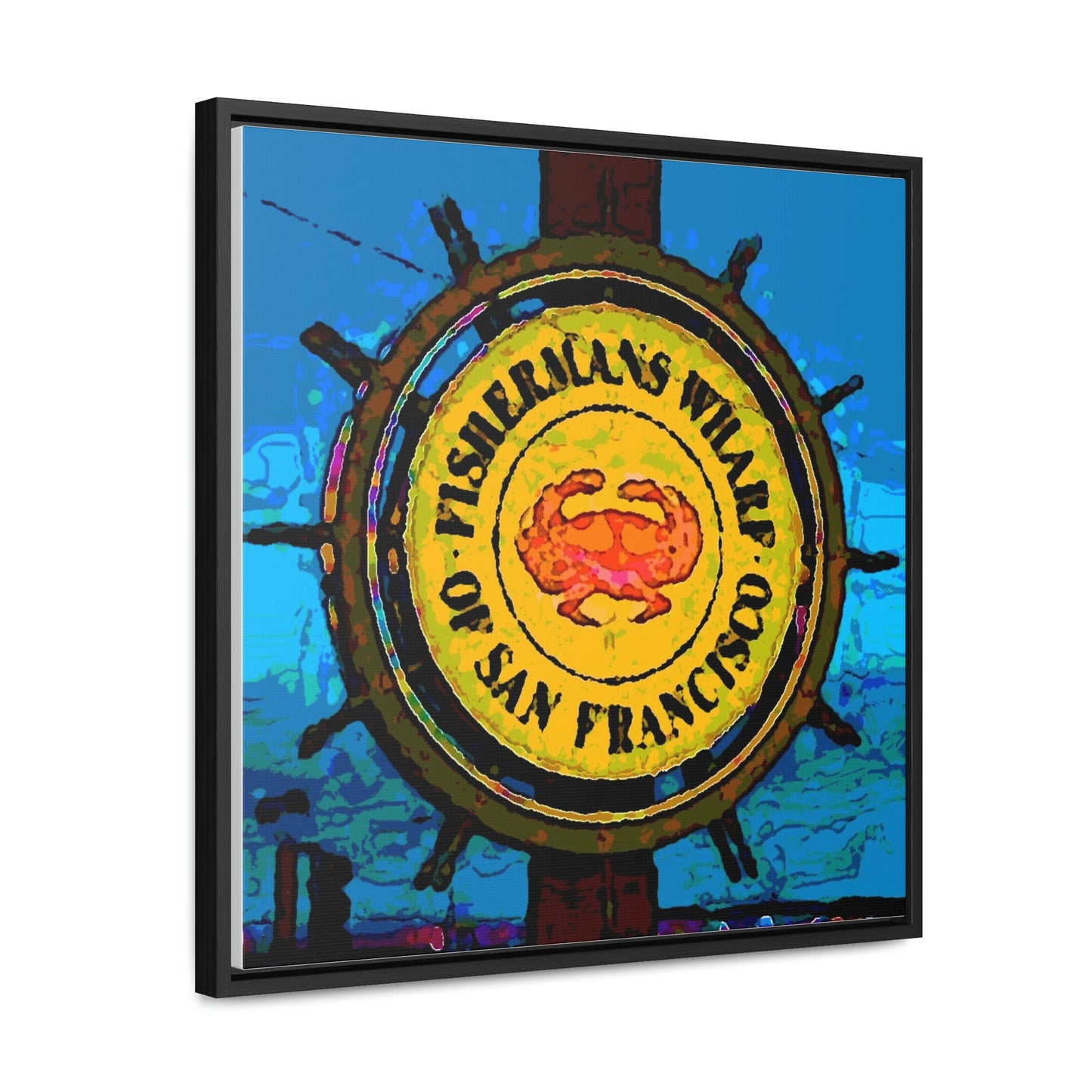 Gallery Canvas Wraps, Square Frame ...  "No.9 Fishermen's Grotto - Fishermen's Wharf, SF, California" ... Family Archives: 1970's ... Original Works ...