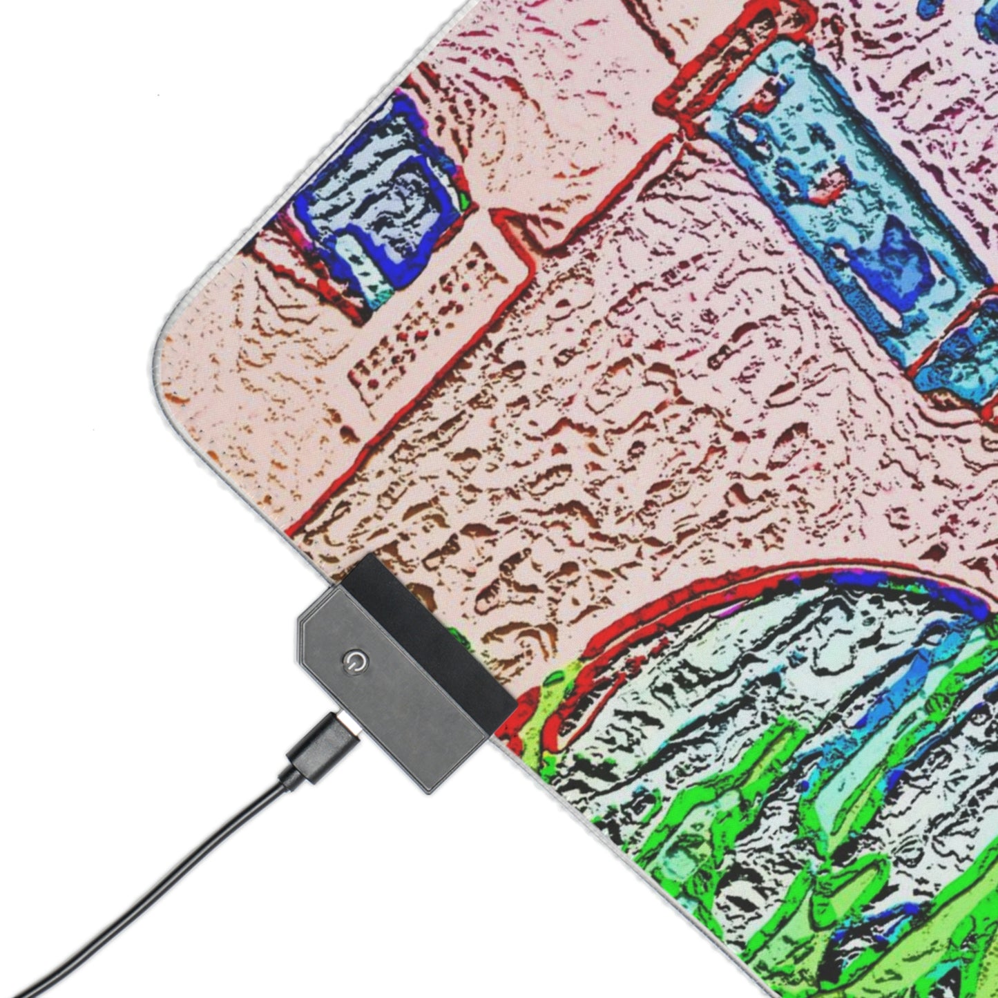 LED Gaming Mouse Pad ... "La Grande Entree" At: 'The Pink Palace' ... The Royal Hawai'ian ... Honolulu, HI ... '27Oct2014' ... Original Works ...