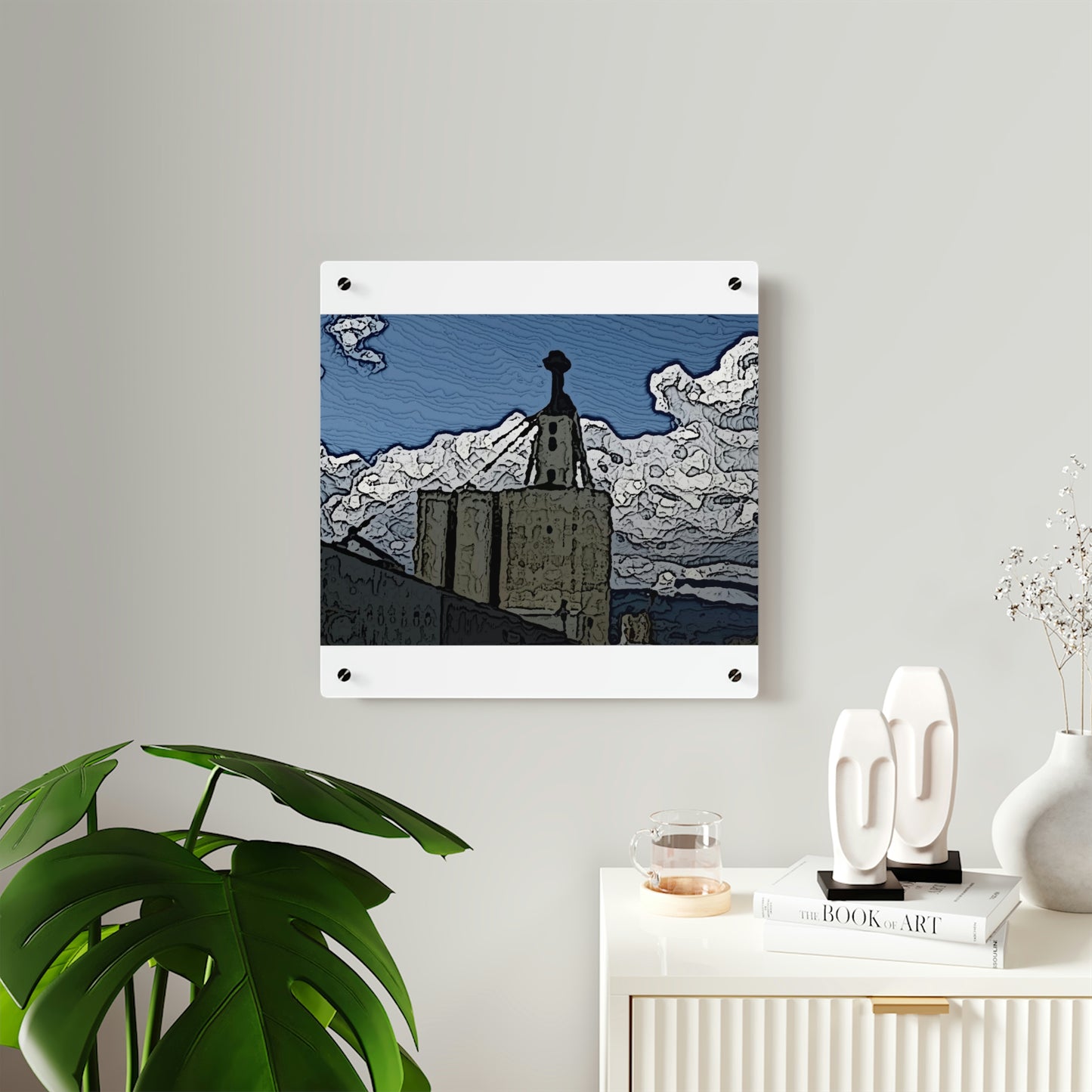 Acrylic Wall Art Panels ... "ICP: Idaho County Propane ... 'Production Facilities Grangeville, Idaho' ... "  Original Works: Rendering Time: 10 Hours ...