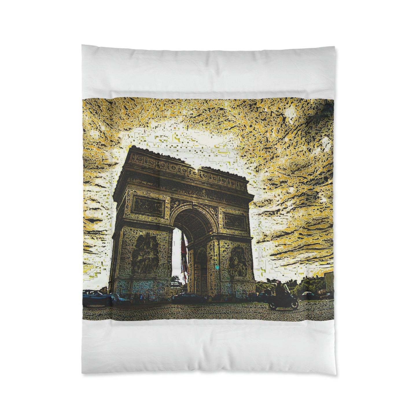 Comforter ... L'Arc de Triomphe ... 'Barbara Joan Bonnell-Holt Photo' ... Circa 1972 ... Oringinal Works ...
