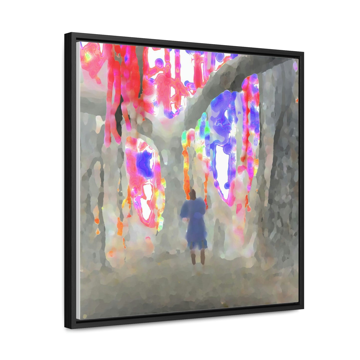 Gallery Canvas Wraps, Square Frame ... 'More' ... Jesuit Philosophy ... "In The Polynesian Banyans ..."