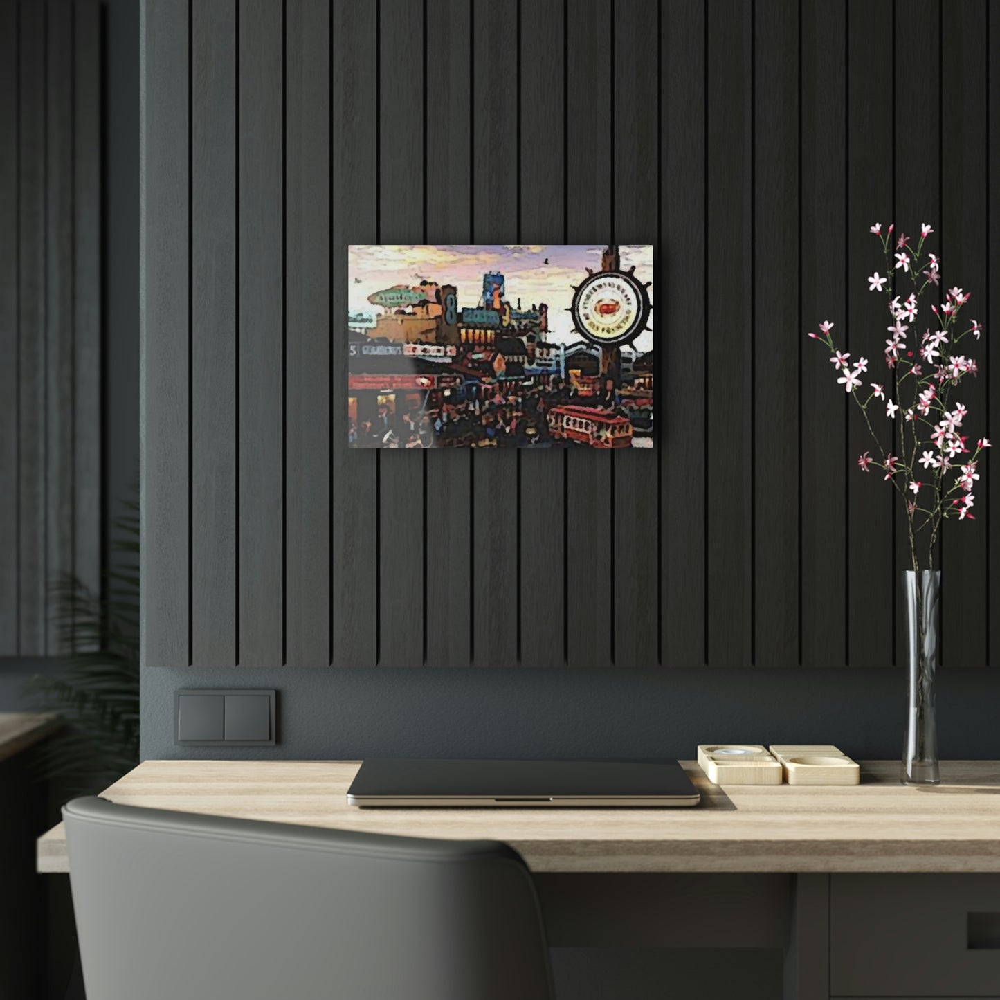 Acrylic Prints ...  "No.9 Fishermen's Grotto - Fishermen's Wharf, SF, California" ... Family Archives: 1970's ... Original Works ...