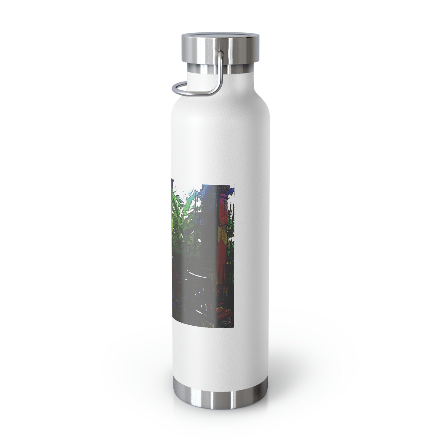 Copper Vacuum Insulated Bottle, 22oz ... Lanai & Rocking Chairs At: 'The Pink Palace' ... The Royal Hawai'ian ... Honolulu, HI ... '27Oct2014' ... Original Works ...