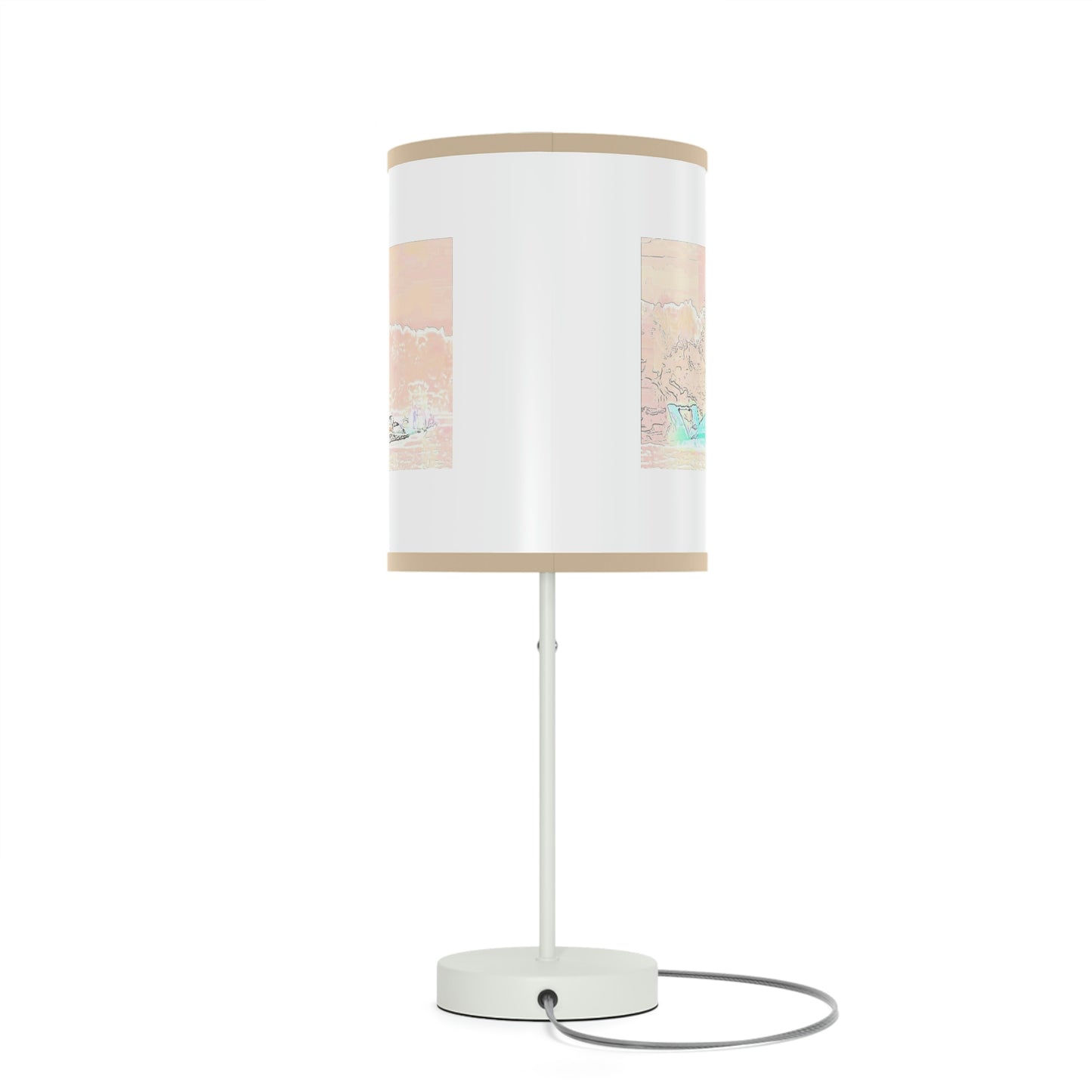 Lamp on a Stand, US|CA plug ... Seattle Columbia Cup On Lake Washington ... "Dave Wilcox Heads For The Win" ... Associate Gift-Photo ... Original Works ...