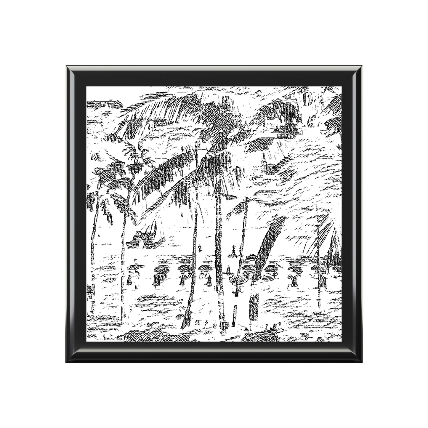 Jewelry Box ... "The Royal Hawai'ian: Waikiki Beach_Beach" ... Honolulu, HI ... Ocotber 2014 (Halloween) ... Original Works ...