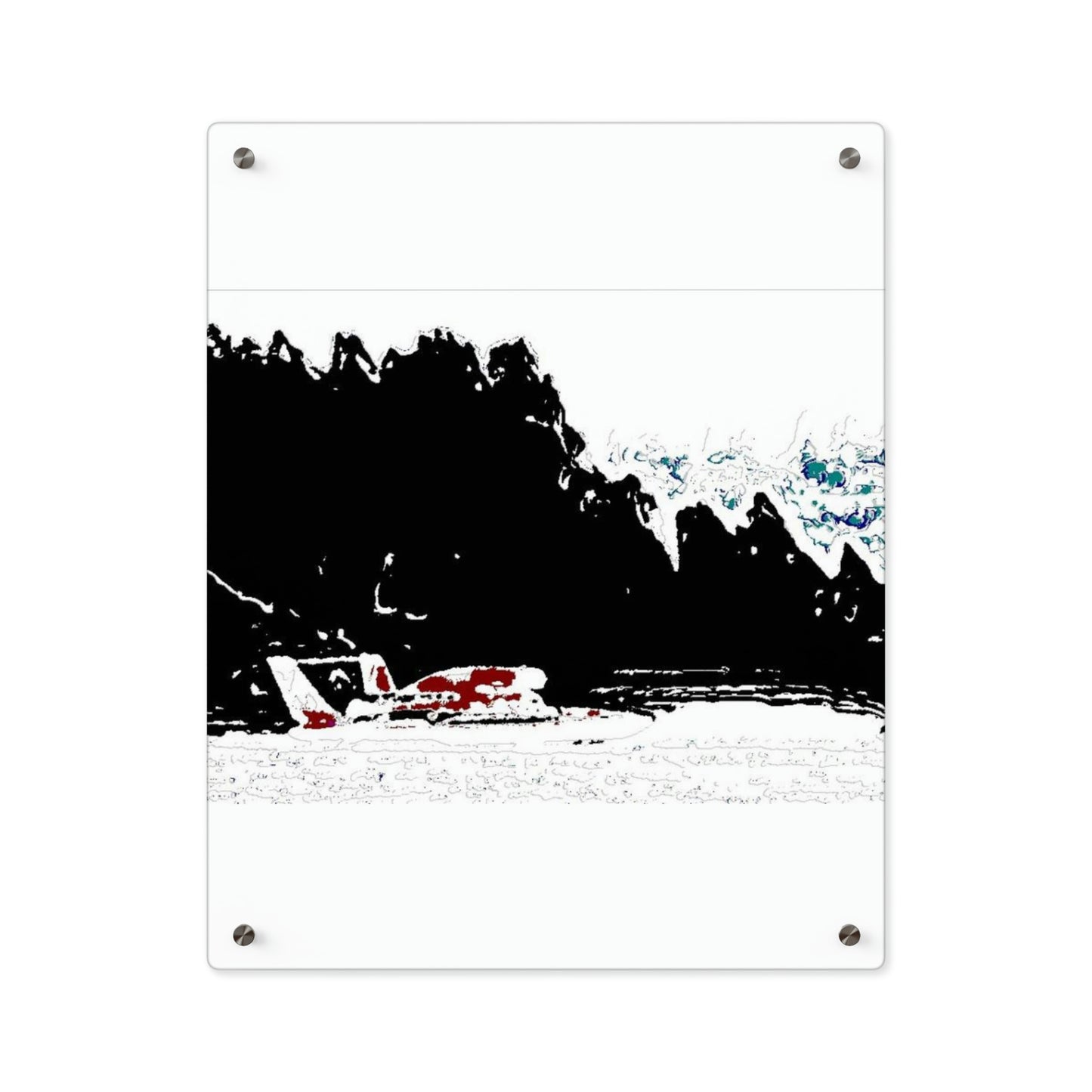 Acrylic Wall Art Panels ... Seattle Columbia Cup On Lake Washington ... "Dave Wilcox Heads For The Win" ... Associate Gift-Photo ... Original Works ...