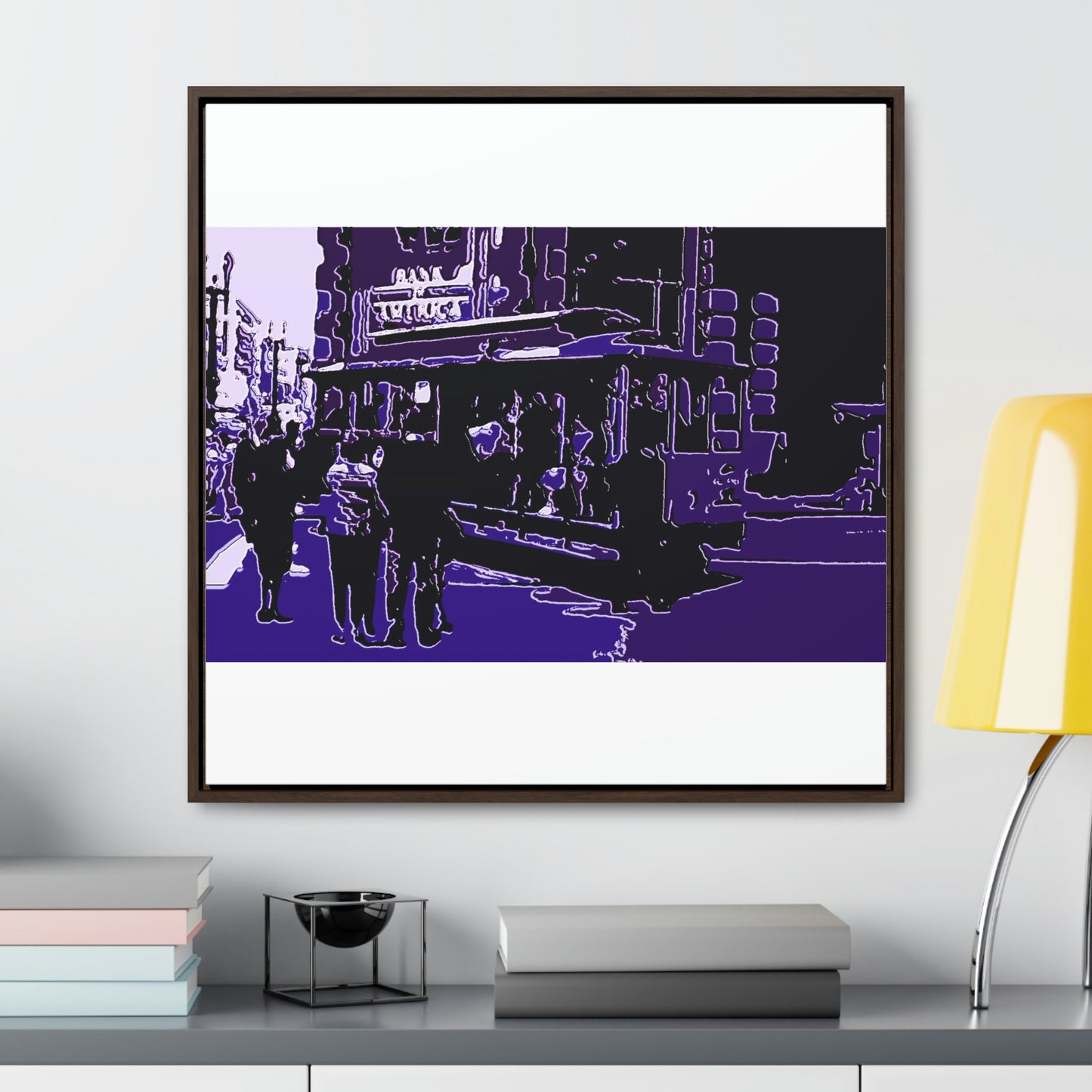 Gallery Canvas Wraps, Square Frame ... San Francisco ... 'Rice-A-Roni-A-San Francisco Treat' ... "A Cable Car Classic" ... Family Archives: 1973 ... Original Works ...