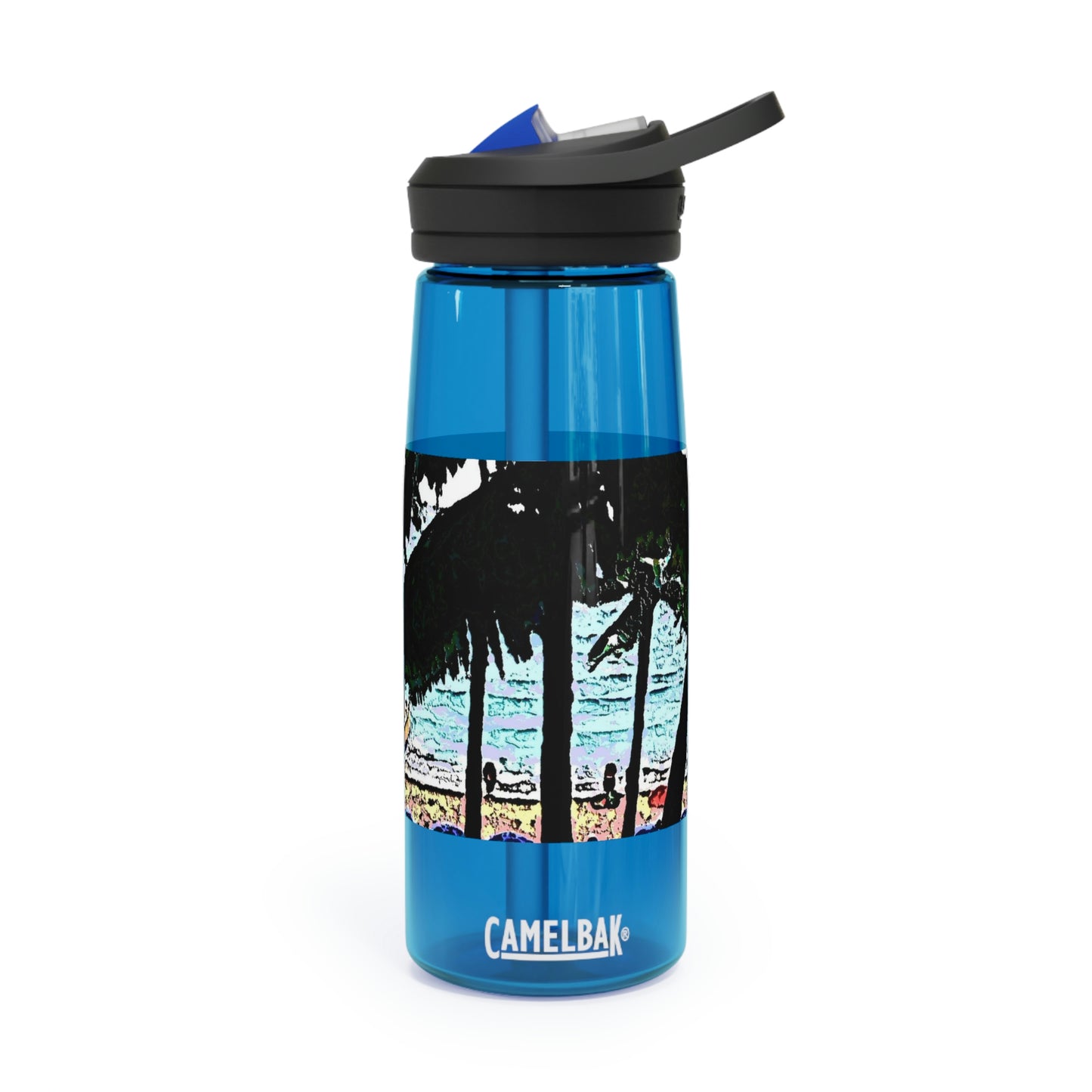CamelBak Eddy®  Water Bottle, 20oz\25oz ... "A Beautiful Beach Amongst The Palms" ... The Outrigger Waikiki, Honolulu, Oahu ... Original Works ...