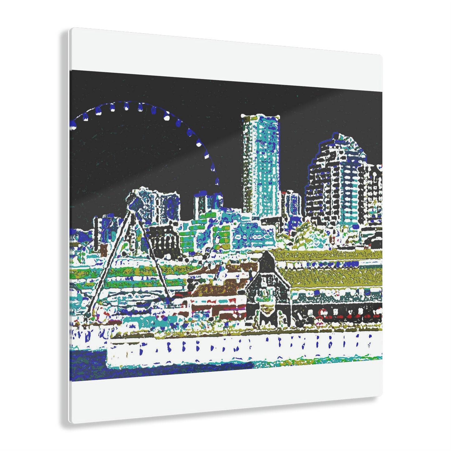Acrylic Prints ... That Classic Wheel ... 'Seattle's Wheel' ... & An Old Classic Waterside Vendors ...  'Family Archives' ... Original Works ...