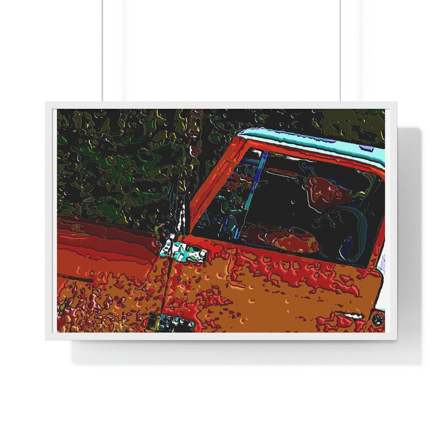 Premium Framed Horizontal Poster ... How-To-Drive-Idaho's-Mountain_Roads ... "Like A Professional" ... "Truckin' Like The Doo-Dah-Man" ...
