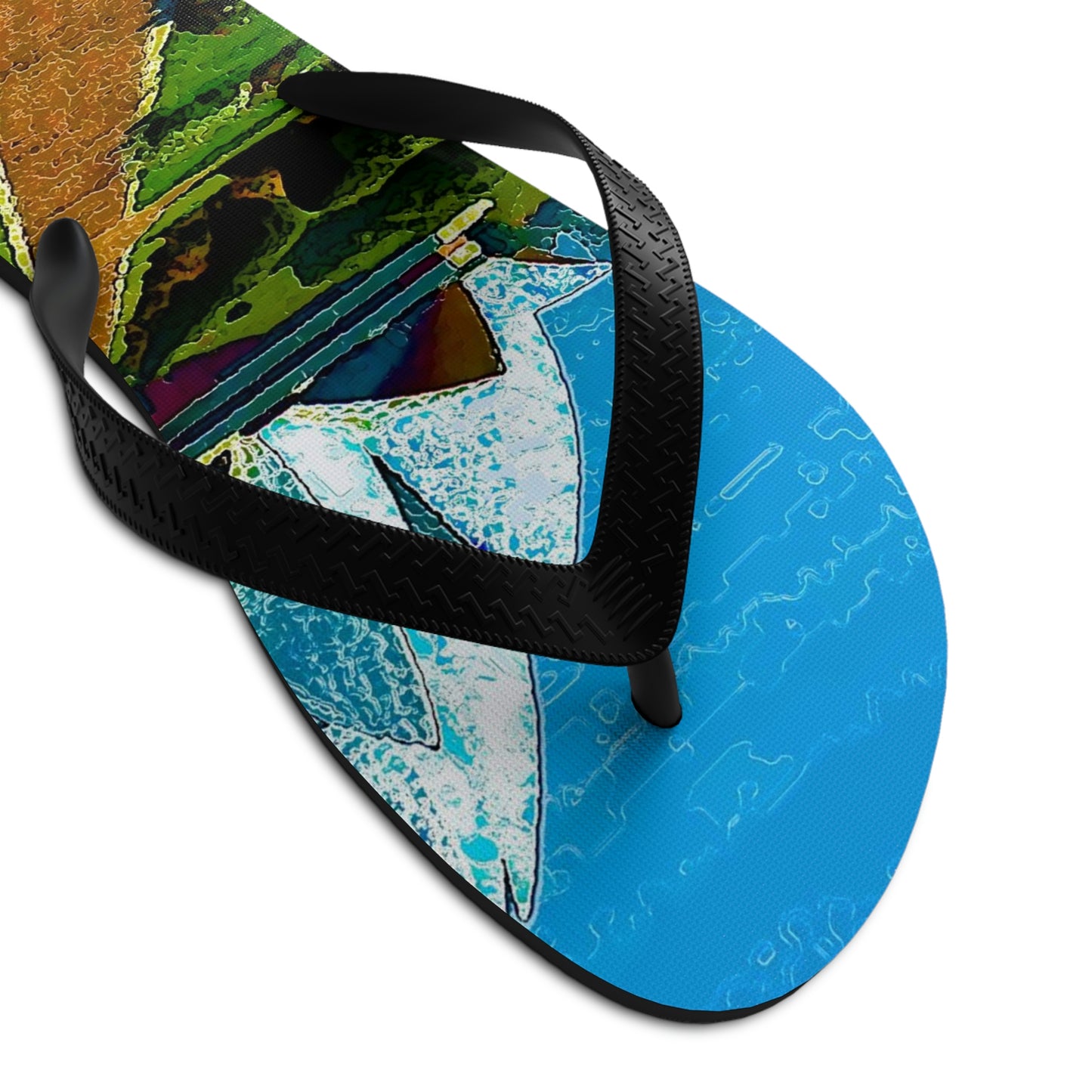 Unisex Flip-Flops ... 'Bahai'i House-Of-Worship' ... "Lotus Temple: Delhi, India, 2008" ... Original Works ...