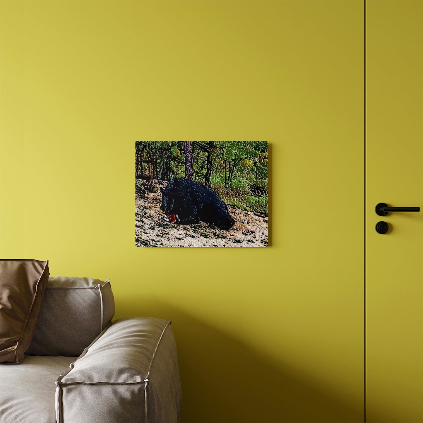 Acrylic Wall Art Panels ... RCY: "Rhett Creek Yogi ... '500 Lbs Of Autumn Season Hunger' ..."  ... September 2022 ... Central Idaho ... Original Works ...