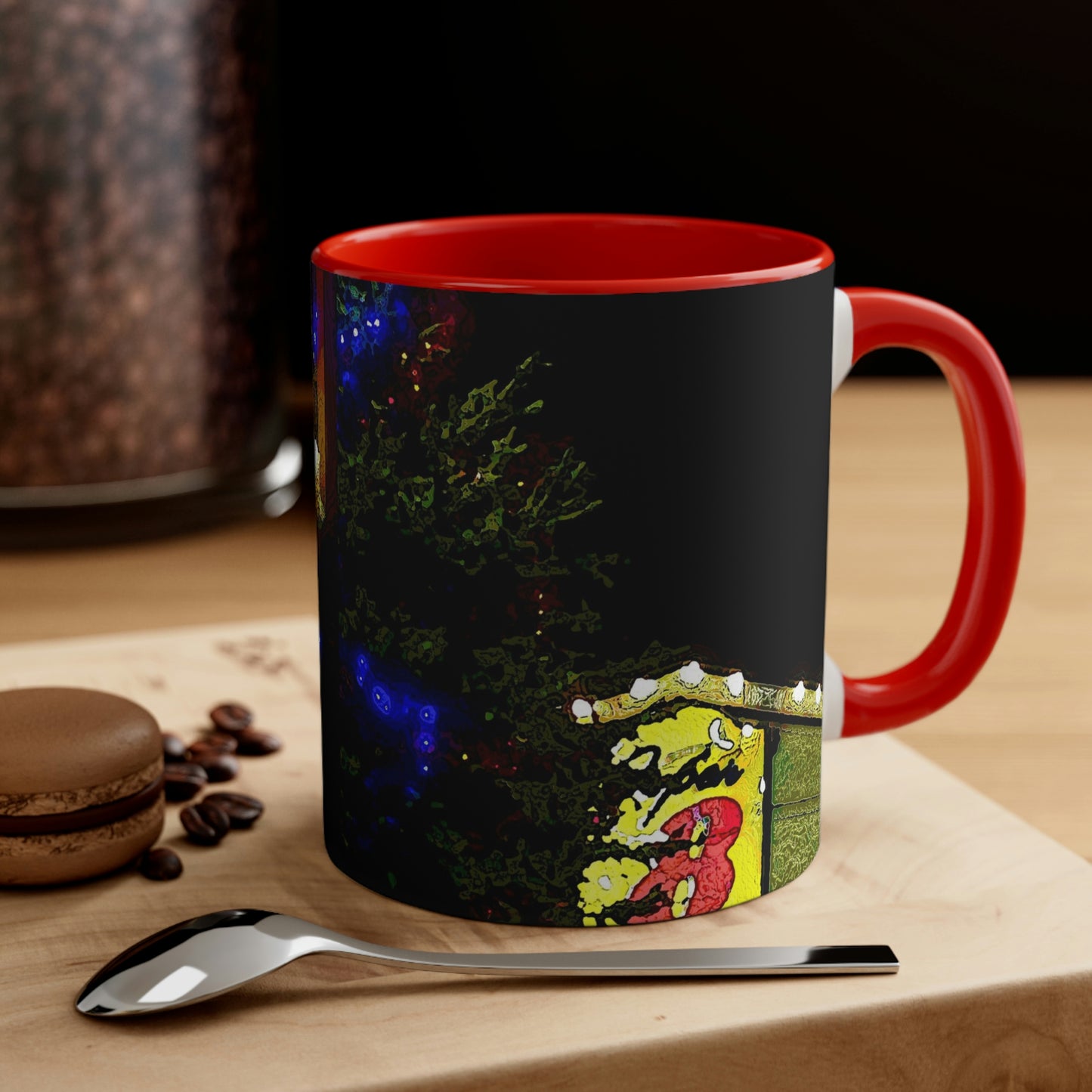 Accent Coffee Mug, 11oz ... A Very Nice Super-8 'On The Praire' ... Grangeville, Idaho ... Jan23 ... Original Works ...