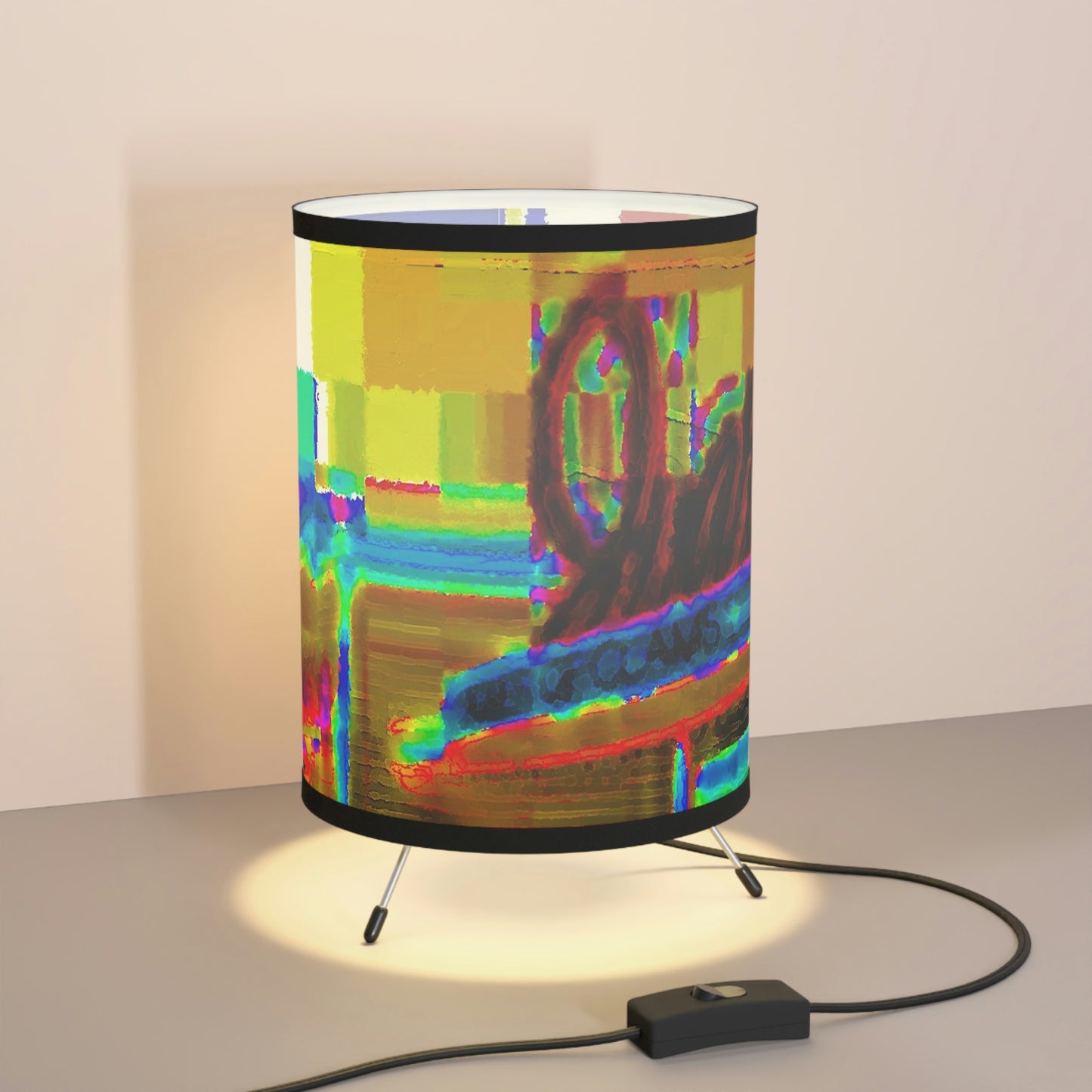 Tripod Lamp with High-Res Printed Shade, US\CA plug ...  In-A-Hurry & Stressed? ... Remember: Keep "Clam" ... Clam_Happy ...  'Ivars: Seattle Waterfront' ... Personal Archives ... Original Works ...