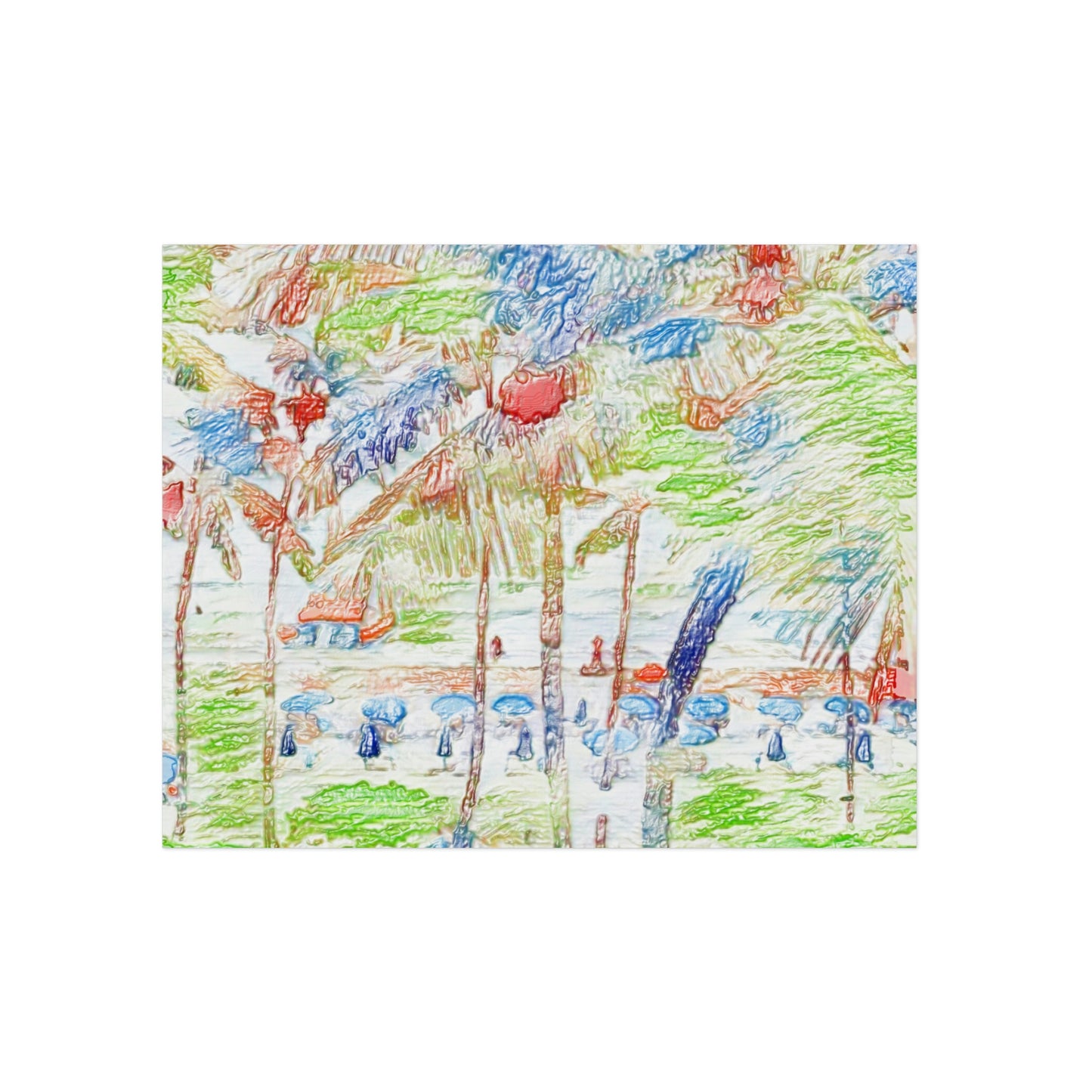 Aluminum Composite Panels ... "The Royal Hawai'ian: Waikiki Beach_Beach" ... Honolulu, HI ... Ocotber 2014 (Halloween) ... Original Works ...