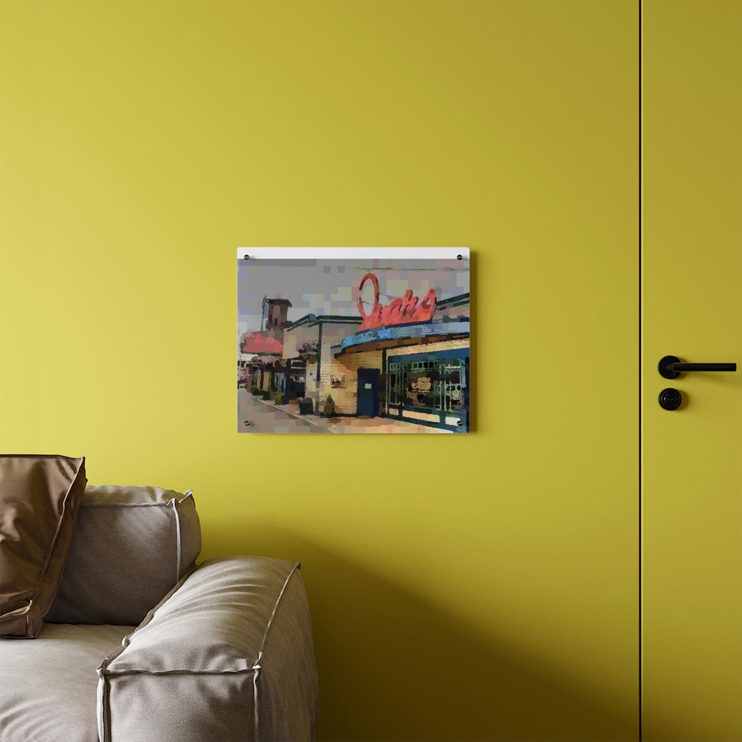 Acrylic Wall Art Panels ...  In-A-Hurry & Stressed? ... Remember: Keep "Clam" ... Clam_Happy ...  'Ivars: Seattle Waterfront' ... Personal Archives ... Original Works ...