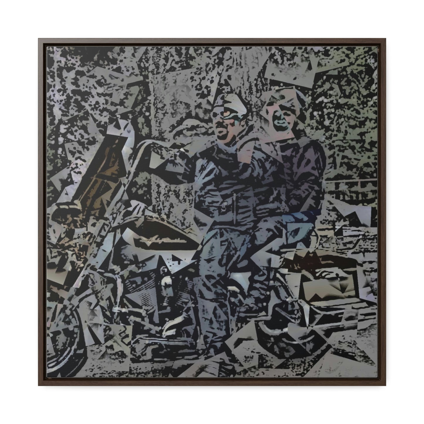 Gallery Canvas Wraps, Square Frame ... The Open Road Beckons ... "Harley 'D' Yearnings ..."  Original Works ...