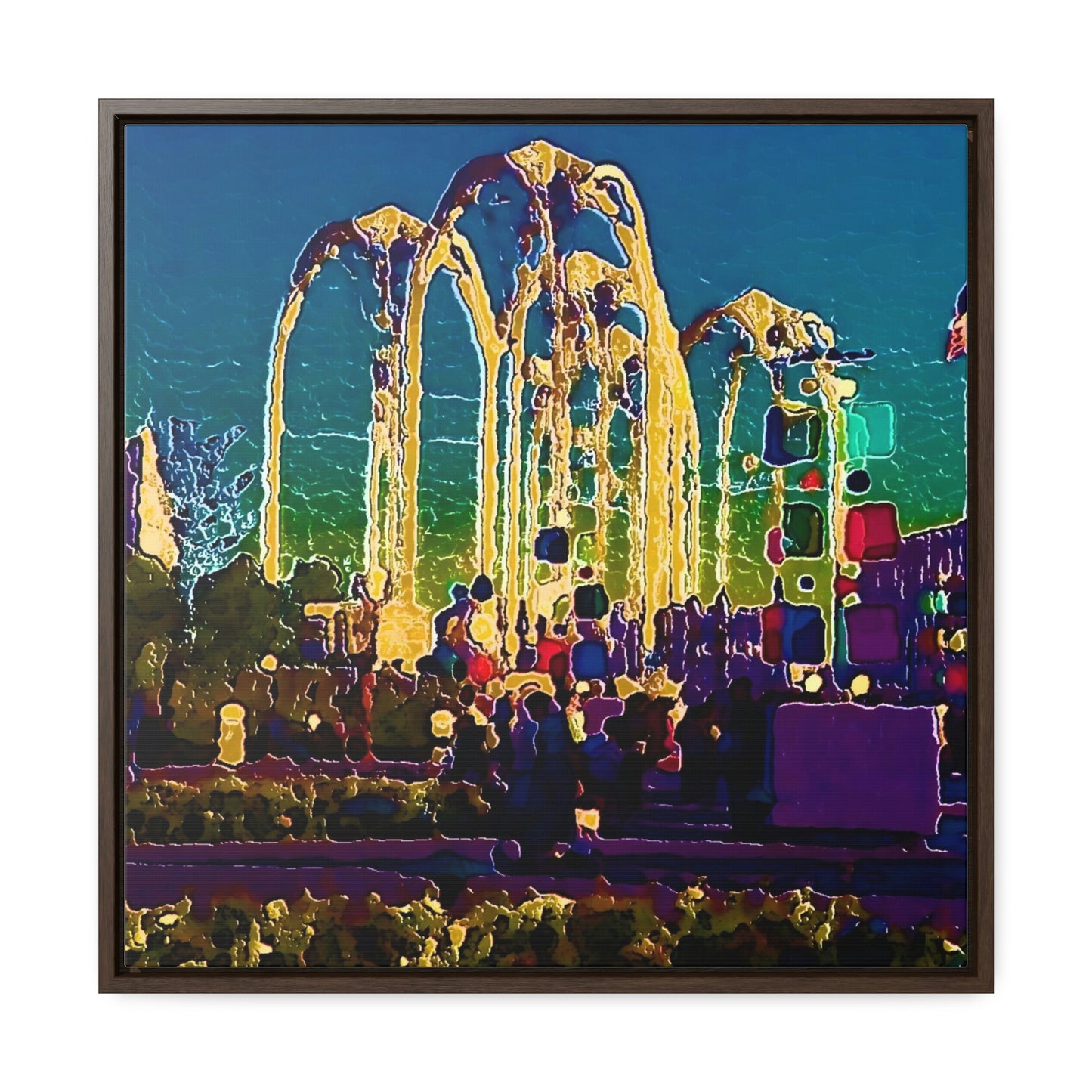 Gallery Canvas Wraps, Square Frame ... "Arches 'Like-No-Other' ... " Seattle World's Fair: 1962. A Family Original ...