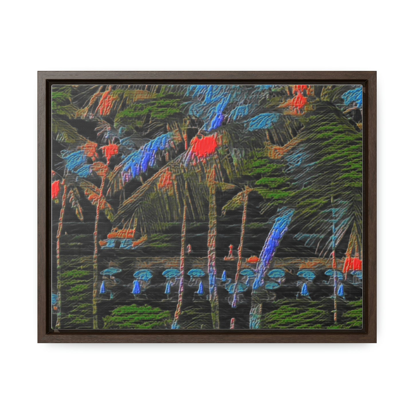 Gallery Canvas Wraps, Horizontal Frame ... "The Royal Hawai'ian: Waikiki Beach_Beach" ... Honolulu, HI ... Ocotber 2014 (Halloween) ... Original Works ...