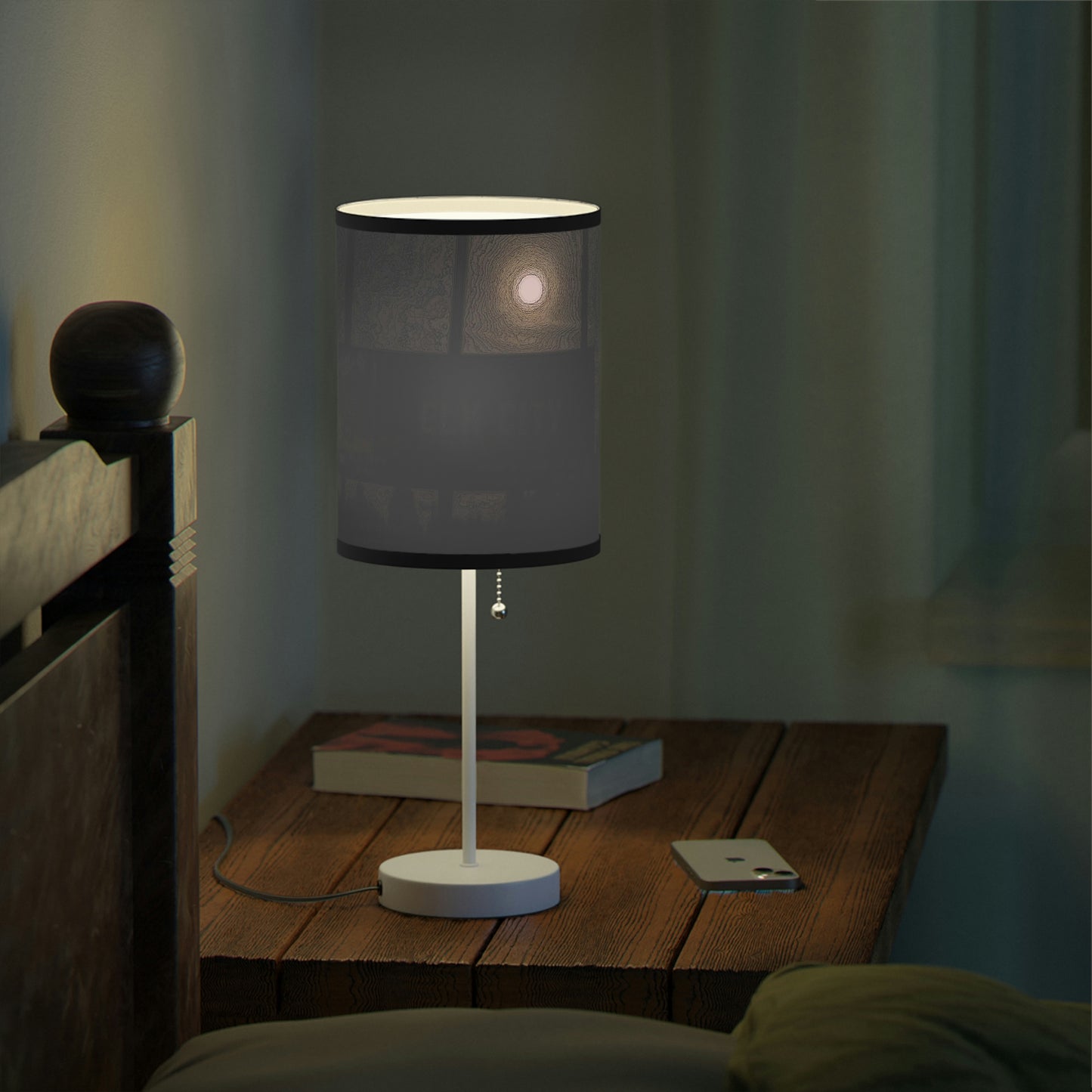 Lamp on a Stand, US|CA plug ... Car Approaches From The Stern ... Moon Ascendary From The Bow ... "Two Friendly Travellers On A Cold Night Near Elk City" ... C