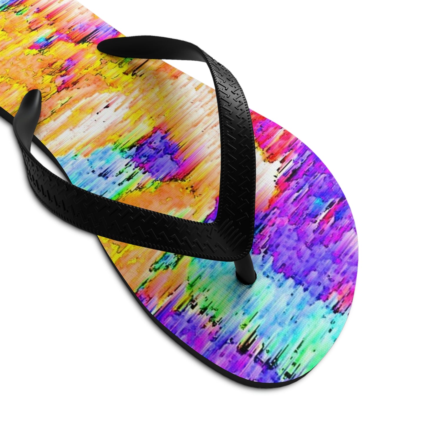 Unisex Flip-Flops ... "And 'I' Left His Dead A_s There By The Side-of-The-Road" ... Original Works ... (Grateful Dead: Me-And-My-Uncle)