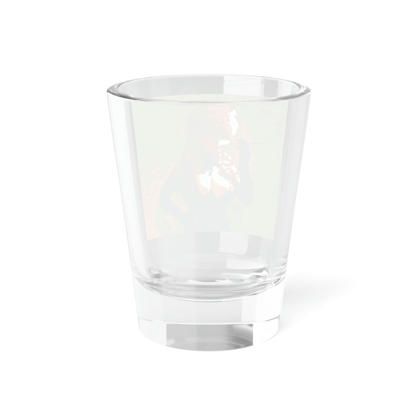 Shot Glass, 1.5oz ...  A Colleague Overseas ... 'Enjoying A Fag' ... Original Works ... "April Fools 2023" ... Hot-Tranny-Smoke ...
