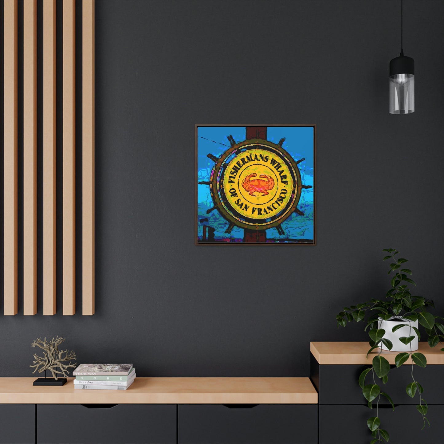 Gallery Canvas Wraps, Square Frame ...  "No.9 Fishermen's Grotto - Fishermen's Wharf, SF, California" ... Family Archives: 1970's ... Original Works ...