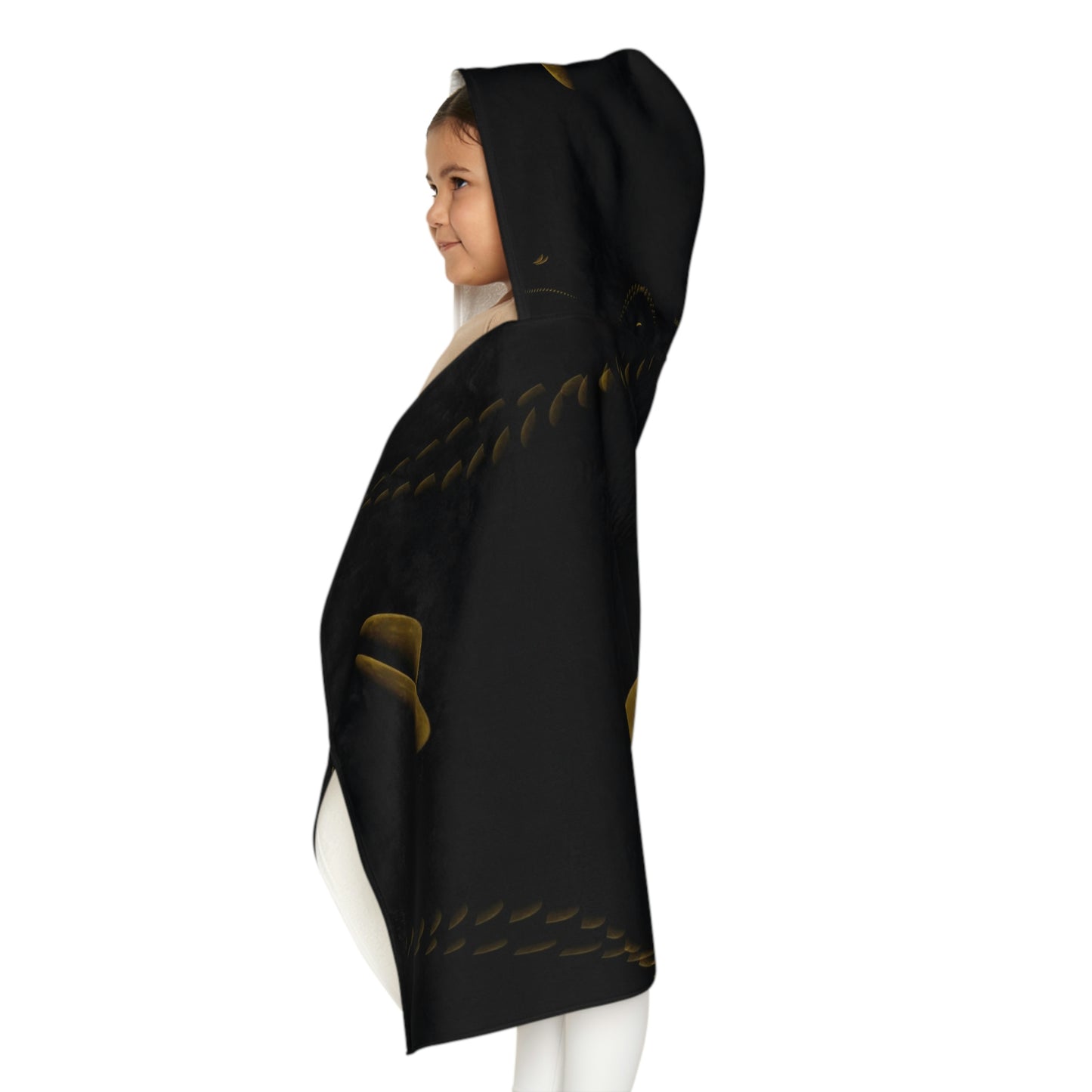 Youth Hooded Towel ... Regardez-La-Lune ... "One Shot: Moon Only: Processed 16 Hours ..." ...