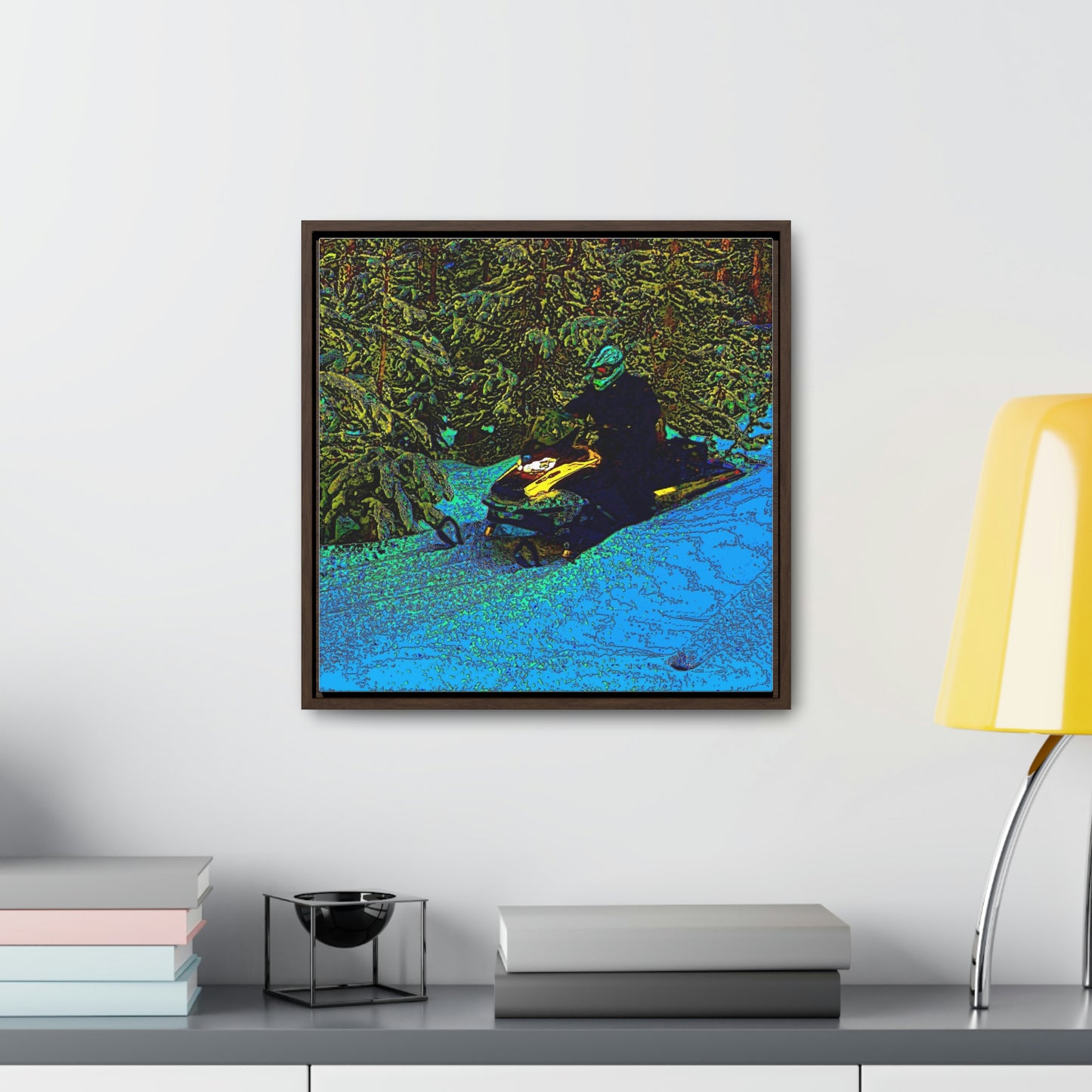 Gallery Canvas Wraps, Square Frame ... Yep ... "Another Day ... Riding Through The Wilderness ... " ... February 2023 ... Original Works ...