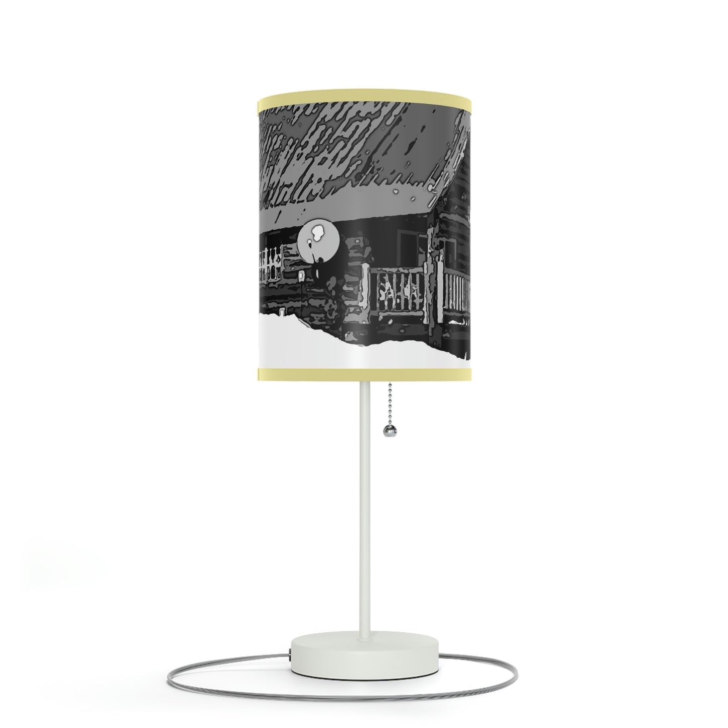 Lamp on a Stand, US|CA plug ... A Beautiful Lodge & Back-Country Outfitter In A Mountain Town ... 'Dixie, Idaho, November 2022' ... Original Works ...