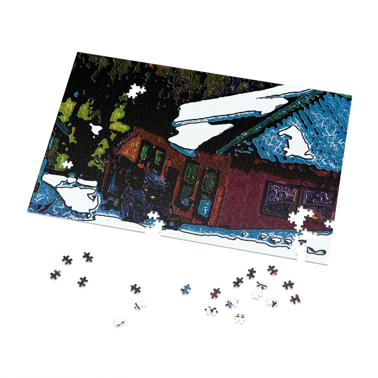 Jigsaw Puzzle (30, 110, 252, 500,1000-Piece) ... Piece-By-Piece ... "Count The Hours & Enjoy The Colors..!" ... Original Works: Phots' Photo: Les Objets D'Art ...