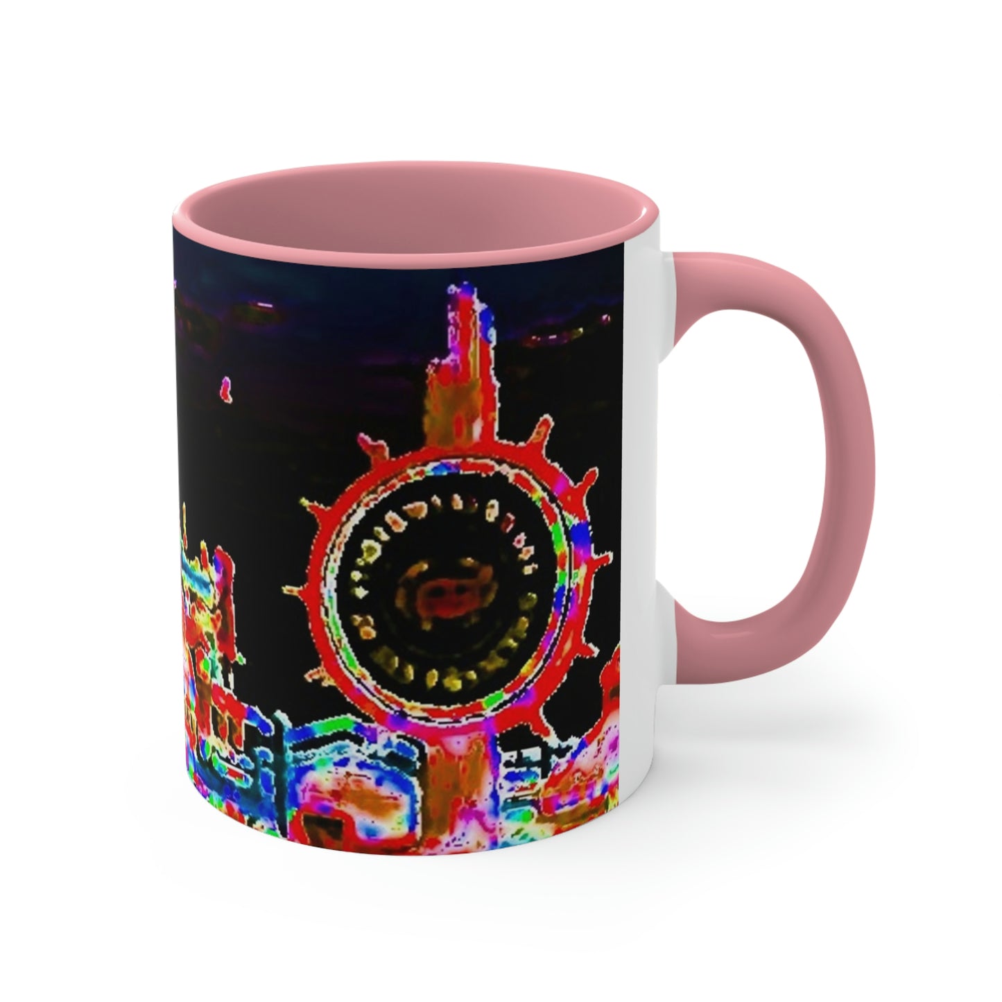 Accent Coffee Mug, 11oz ... "No.9 Fishermen's Grotto - Fishermen's Wharf, SF, California" ... Family Archives: 1970's ... Original Works ...