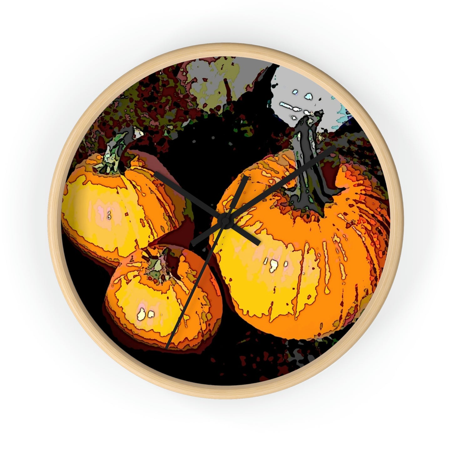 Wall clock ... "A Pumpkin Patch 'To-Keep-Track-Of'." ...