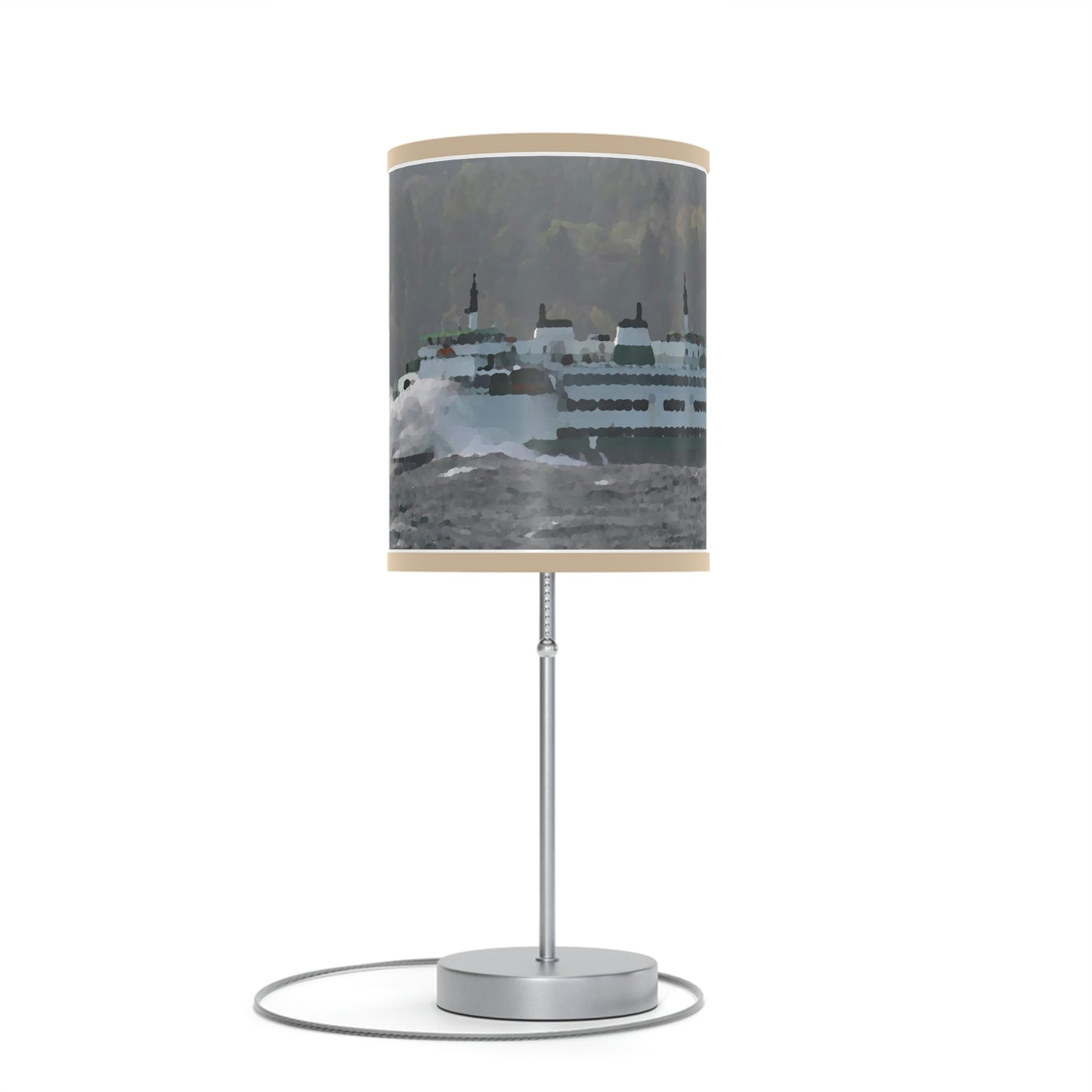 Lamp on a Stand, US|CA plug ... WADOT Ferry Crossing ... "A Very Rough Day" ... Mulkiteo Route ... Family Archives ... Early 1990's' ... Original Works ...