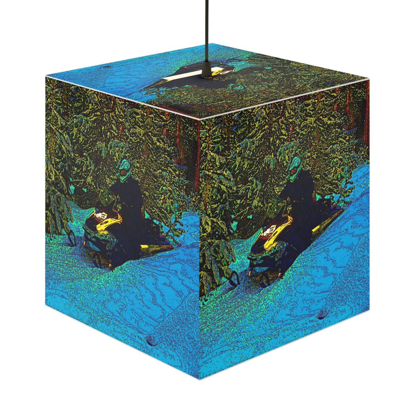 Light Cube Lamp ... Yep ... "Another Day ... Riding Through The Wilderness ... " ... February 2023 ... Original Works ...