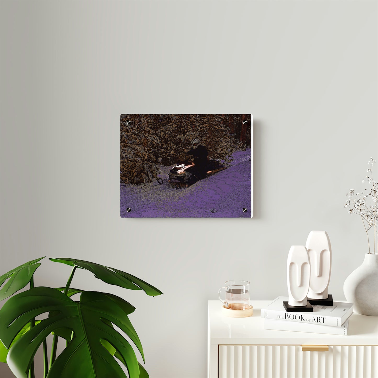 Acrylic Wall Art Panels ... Yep ... "Another Day ... Riding Through The Wilderness ... " ... February 2023 ... Original Works ...