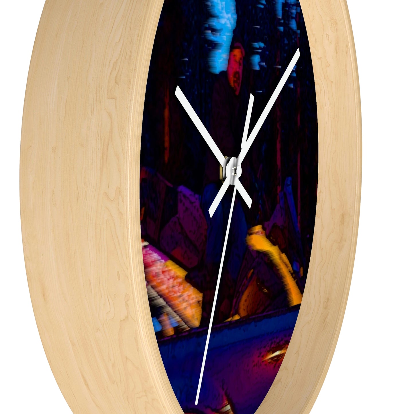 Wall clock ... Two Modes Of Winter Transportation ... "Which One To Drive Next?" ... Choices-Choices-Choices ... Circa 4Jan23 ... Original Works ...