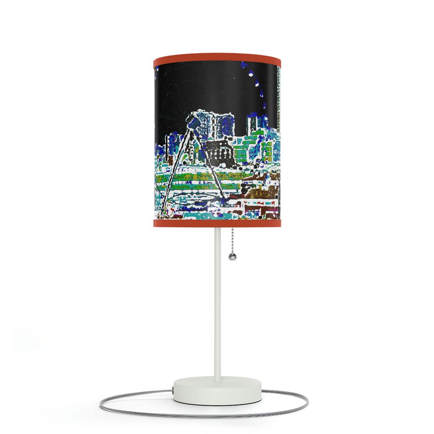 Lamp on a Stand, US|CA plug ... That Classic Wheel ... 'Seattle's Wheel' ... & Old Classic Waterside Vendors ...  'Family Archives' ... Original Works ...