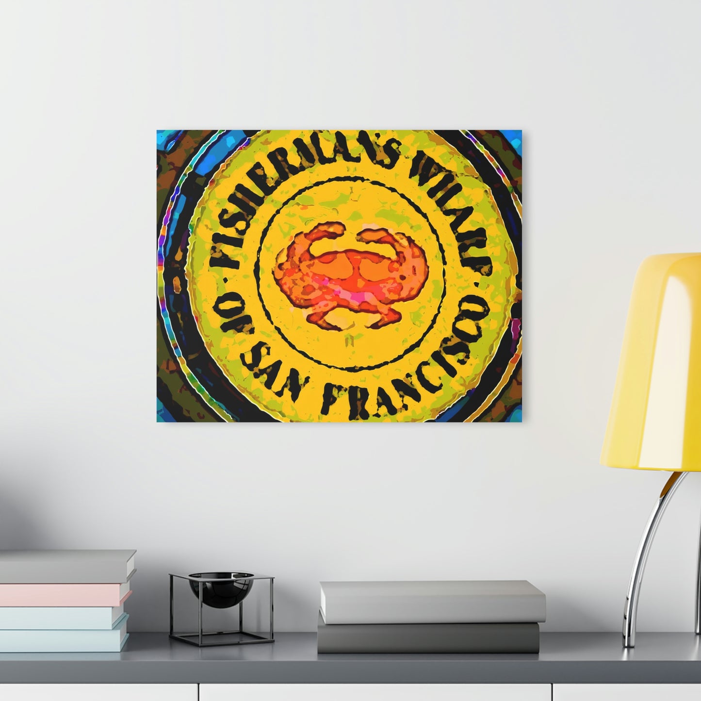 Acrylic Prints (French Cleat Hanging) ...  "No.9 Fishermen's Grotto - Fishermen's Wharf, SF, California" ... Family Archives: 1970's ... Original Works ...