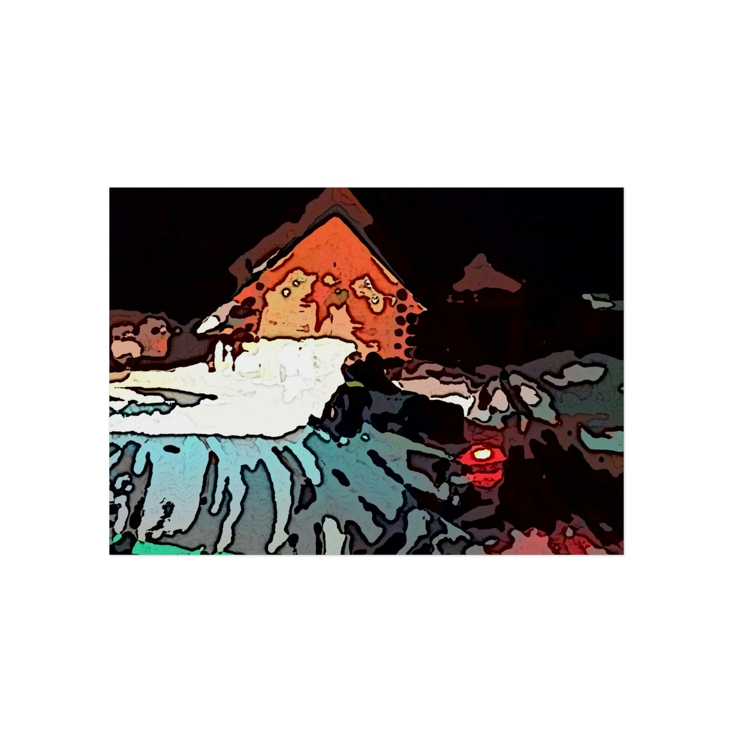 Aluminum Composite Panels ... "Winter Early-Morning Packing & Plowing With Snowmobile" ... Central Idaho, USA ... November 2022 ... Original Works